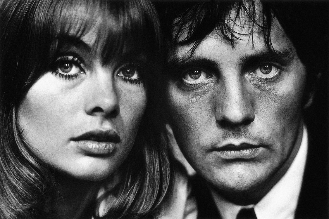 Jean Shrimpton and Terence Stamp