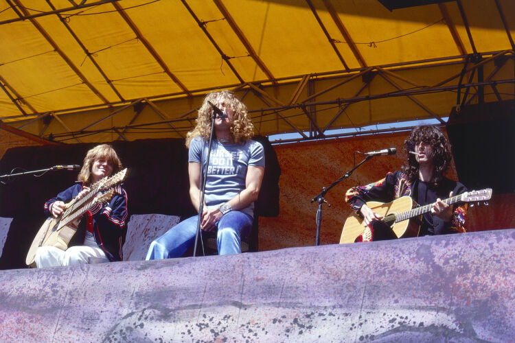 BW_LZ034: John Paul Jones; Robert Plant, and Jimmy Page