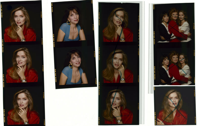 B_Contact_073: Frames of Barbara Bach, Olivia Harrison and Rula Lenska