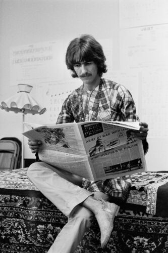 EC_GH003: George Harrison at Sat Purush