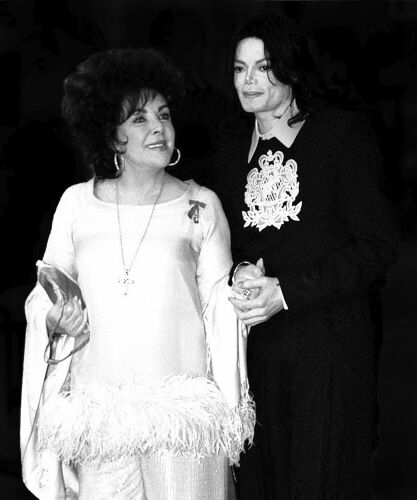 GB_PE023: Elizabeth Taylor and Michael Jackson