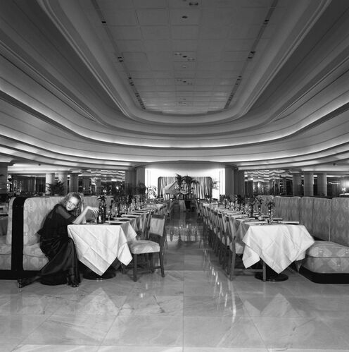 JDV_TW048 B&W: Twiggy At Biba