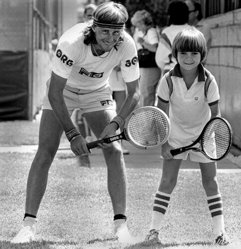 MB_SP_BB001: Bjorn Borg and Andre Agassi 