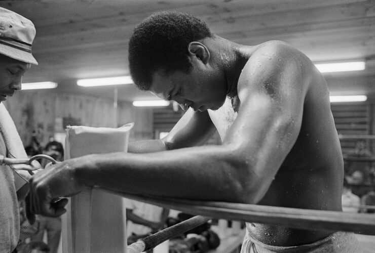 MB_SP_MA007: Muhammad Ali at the training camp
