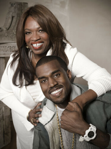 MIG_MU145: American musician Kayne West and his mother Dr. Donda West