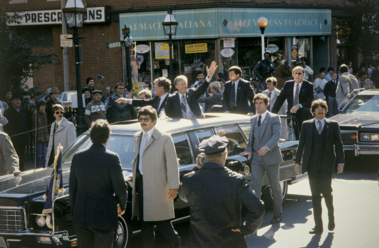 MIG_POL019: President Jimmy Carter and Senator Ted Kennedy