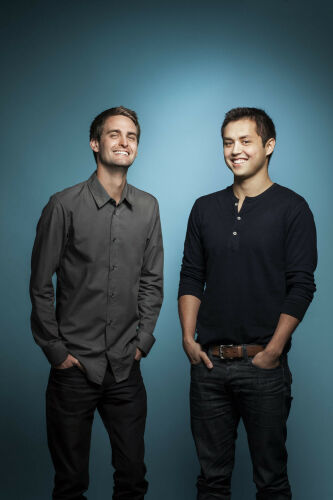 MIG_TE019: Evan Spiegel and Bobby Murphy