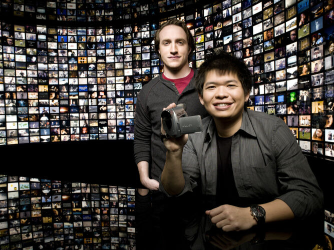 MIG_TE030: Chad Hurley and Steve Chen