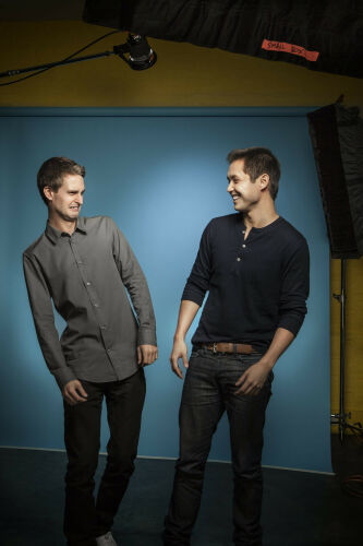 MIG_TE032: Evan Spiegel and Bobby Murphy