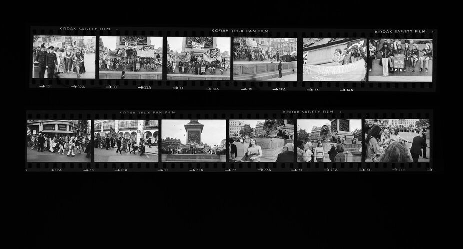 MW_C0067: Gay Libertion March, Traflagar Square, London, 28/08/1971