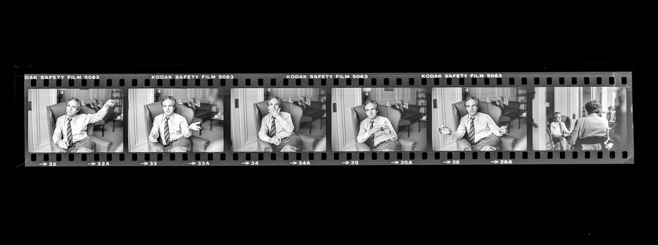 MW_F0078: Franois Truffaut with Stephen Pile 1981