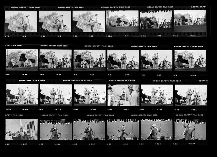 MW_H0012_B: Benny Goodman and Lionel Hampton at Knebworth Jazz Festival