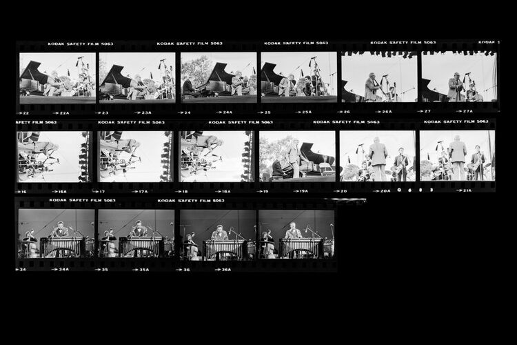 MW_K0008_C: Benny Goodman and Lionel Hampton at Knebworth Jazz Festival