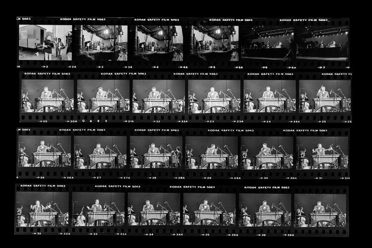 MW_K0008_G: Gerry Mulligan, Lionel Hampton at Knebworth Jazz Festival