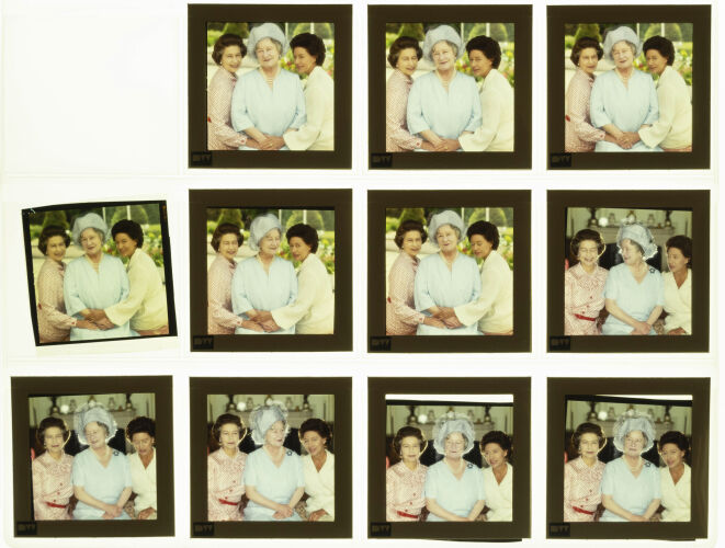 NP04D3_061: Queen Mother and her daughters