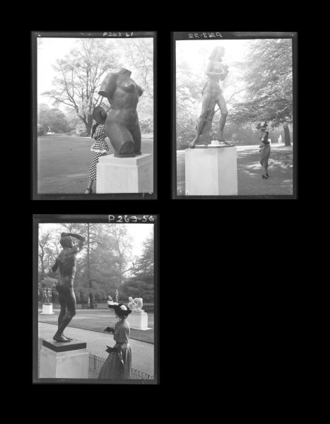 NP05E1_1948_032A: ’At the Sculpture Exhibition in Battersea Park’