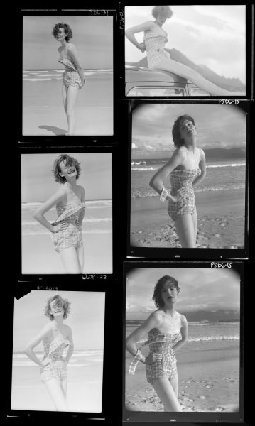 NP05E2_1951_035A: Wenda in swimsuit