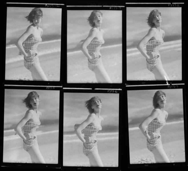 NP05E2_1951_036A: Wenda in swimsuit