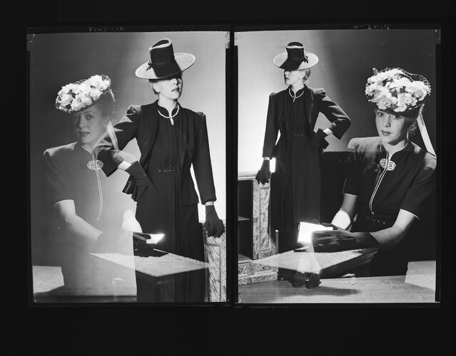 NP_NP05E1_1945_031_D: Walpole: Coats and Frocks, Vogue April 1945