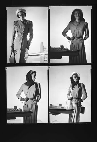 NP_NP05E1_1947_010B: Vogue May 1947,  Wenda's 1st shoot