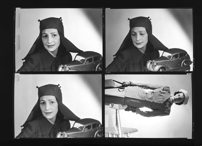 NP_NP05E1_1947_010D: Vogue May 1947,  Wenda's 1st shoot