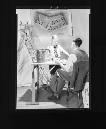 NP_NP05E1_1947_036: Child and model house