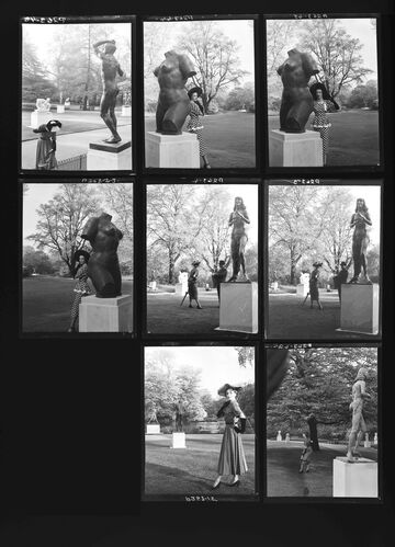 NP_NP05E1_1948_032C: ’At the Sculpture Exhibition in Battersea Park’