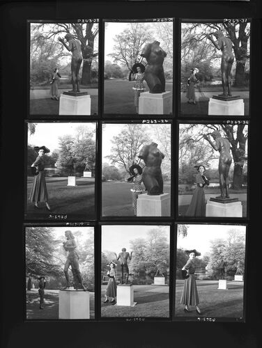 NP_NP05E1_1948_032E: ’At the Sculpture Exhibition in Battersea Park’
