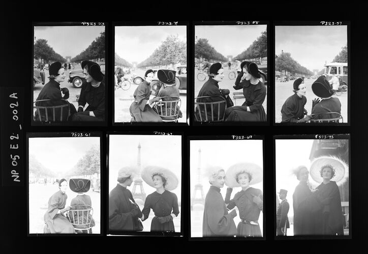 NP_NP05E2_1949_014C: Hats in Paris