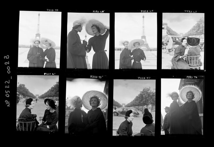 NP_NP05E2_1949_014D: Hats in Paris