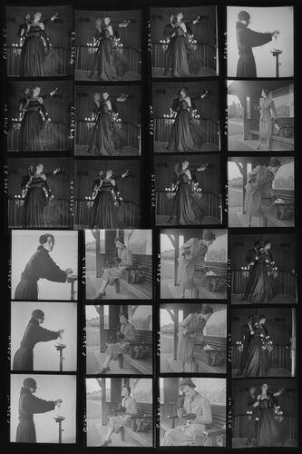 NP_NP05E2_1950_017B: Wenda eating Spaghetti