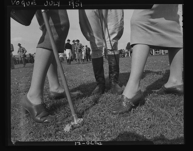 NP_NP05E2_1951_068: Feet at Racecourse
