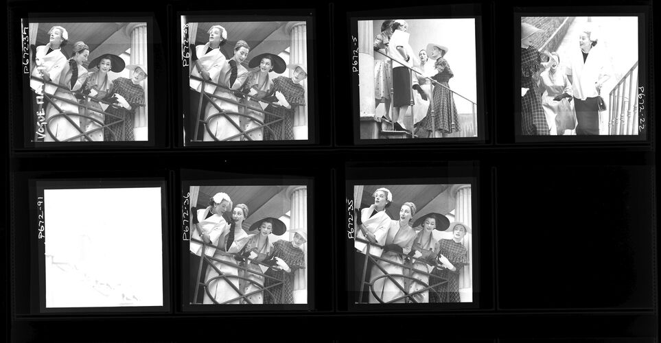 NP_NP05E3_1952_046: The Bride- The Guests Vogue May 1952