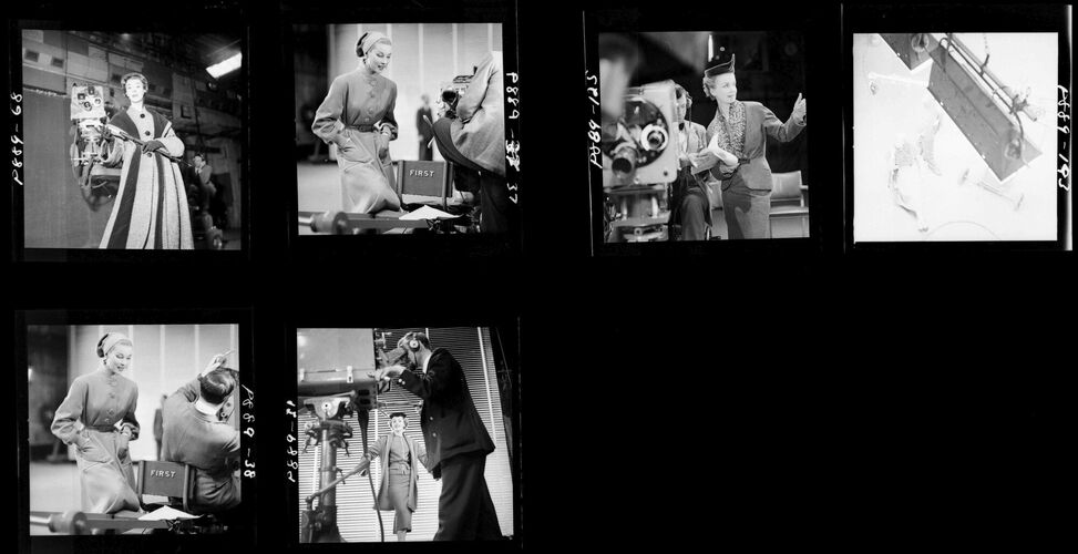 NP_NP05E3_1953_009: 1950s Vogue, Export Book, TV Fashion