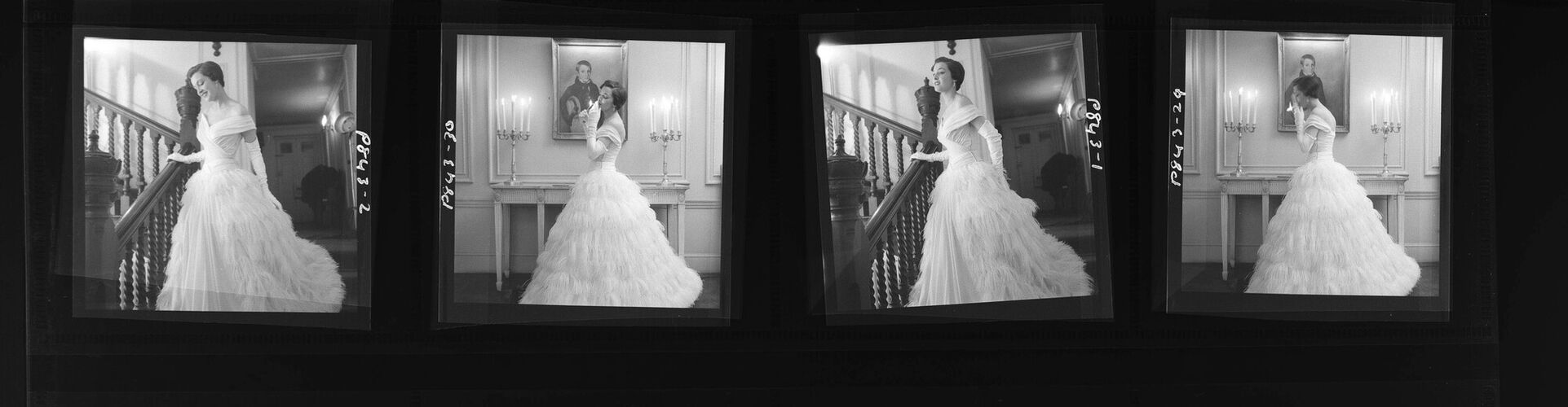 NP_NP05E3_1953_017: Vogue Coronation Fashion, 1950s Vogue