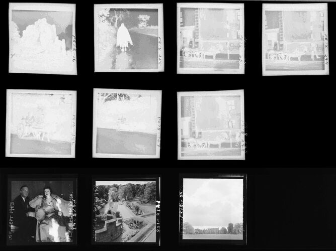 NP_NP05E3_1953_067: Lord & Lady rosse at Birr Castle, Vogue Sept 1953