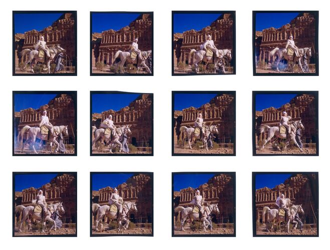 NP_NP07G3_Petra1984_014: Petra, Jordan, French Vogue 1984