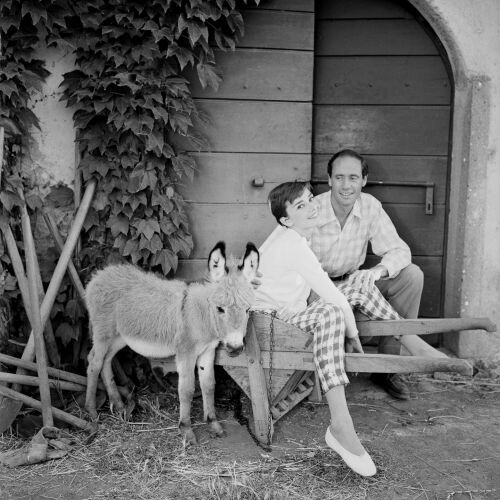 NP_PE_AH023: Audrey Hepburn and Mel Ferrer