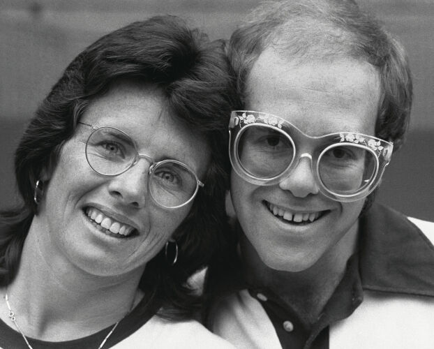 TON_BJKinEJ251: Billie Jean King and Elton John