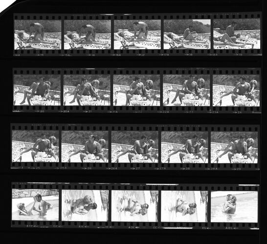 TON_Bond_contact_051: George Lasenby and Jill St John