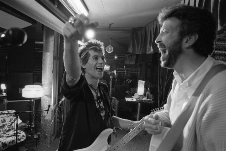 TON_CHB042: Keith Richards and Eric Clapton