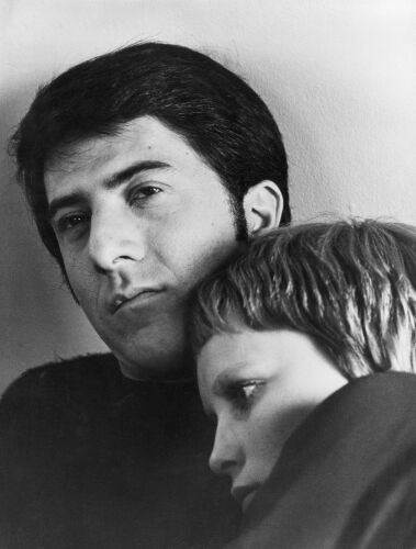 TON_DH005: Dustin Hoffman and Mia Farrow