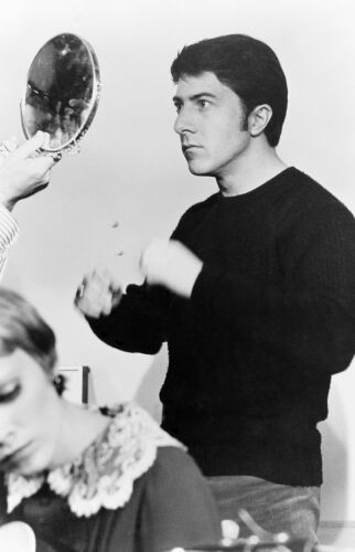 TON_DH007: Dustin Hoffman and Mia Farrow