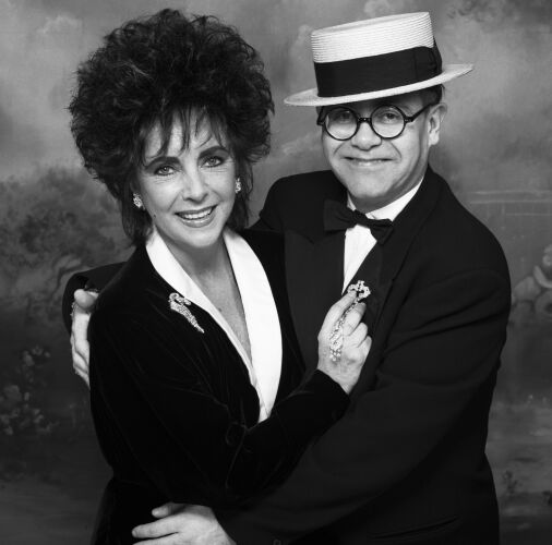 TON_EJ092: Elton John and Elizabeth Taylor