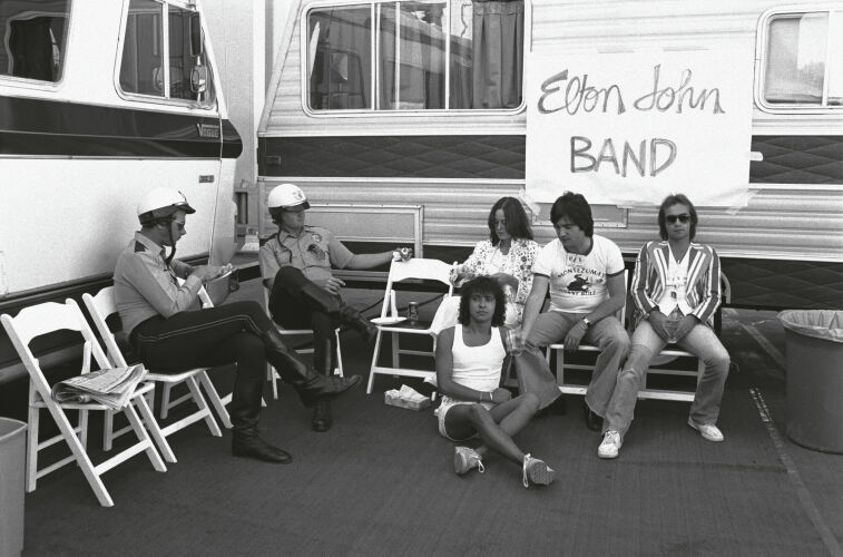 TON_EJ136: Bernie Taupin and Elton John Band members