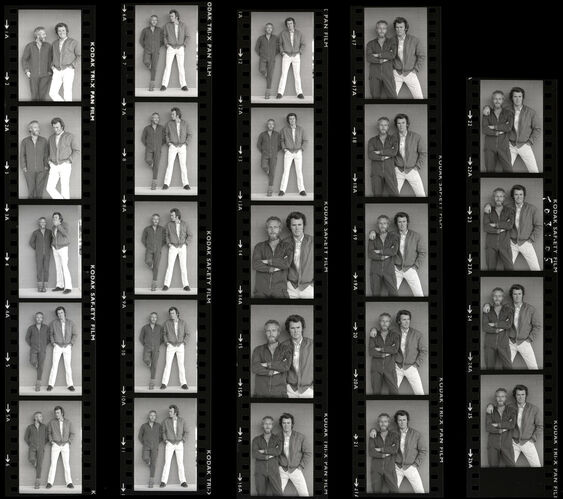 TON_Eastwood_Marvin_Newman_contact_023: Paul Newman and Clint Eastwood