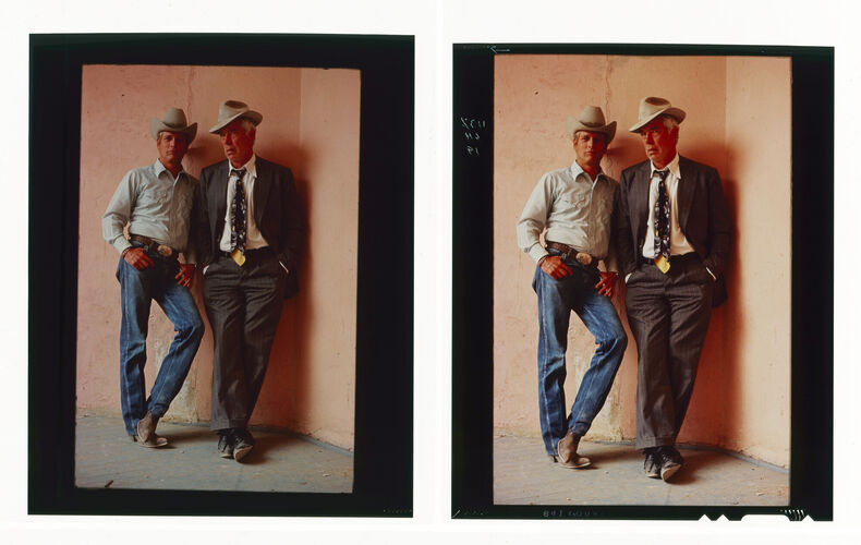 TON_Eastwood_Marvin_Newman_contact_040: Lee Marvin and Paul Newman