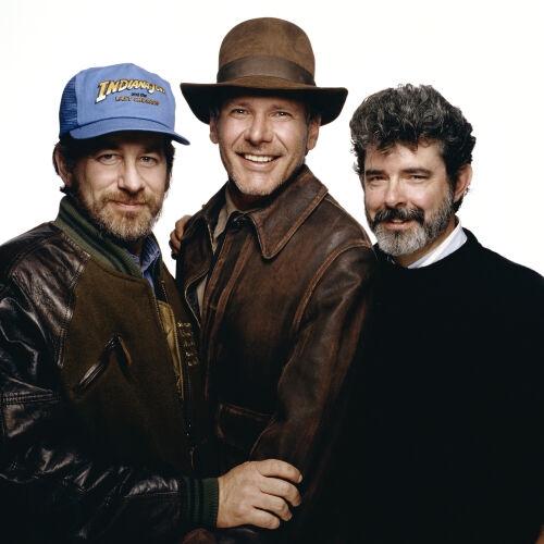 TON_HF002: George Lucas, Harrison Ford and Steven Spielberg