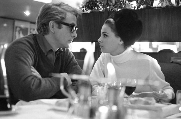 TON_MC025: Michael Caine and Anjanette Comer