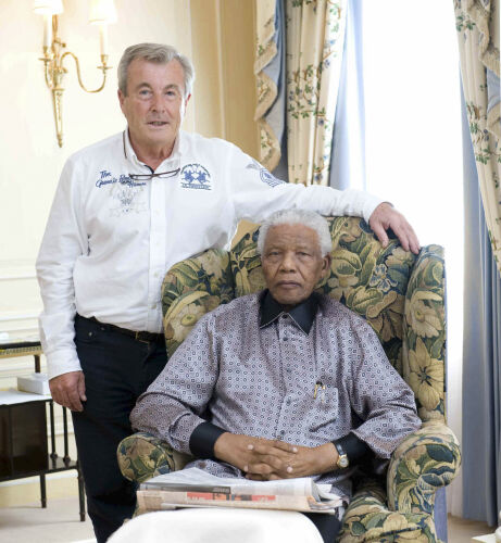 TON_NM003: Nelson Mandela and Terry O'Neill, London 2008